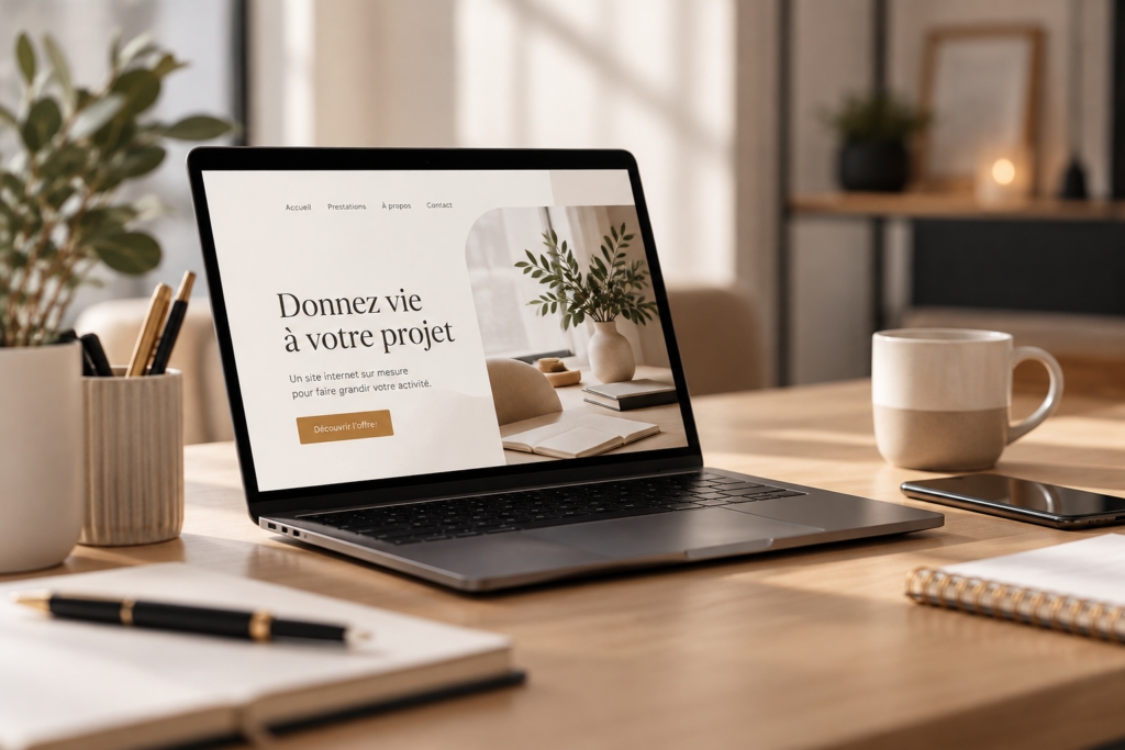 Création de site internet vitrine professionnel et personnalisé